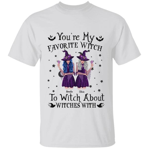 You’Re My Favorite Witch Personalized Halloween T-Shirt Ts-Nn84