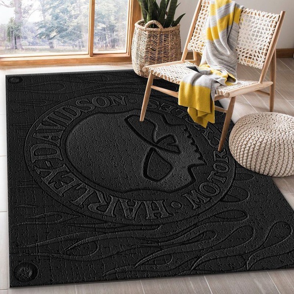 Harley Davidson Motorcycle Ver9 Area Rug Living Room Rug Home Decor Floor Decor N98