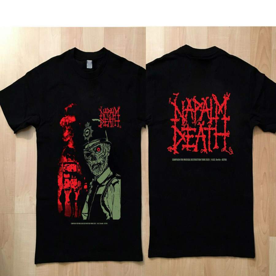 Napalm Death Tour 2020 Berlin T-Shirt