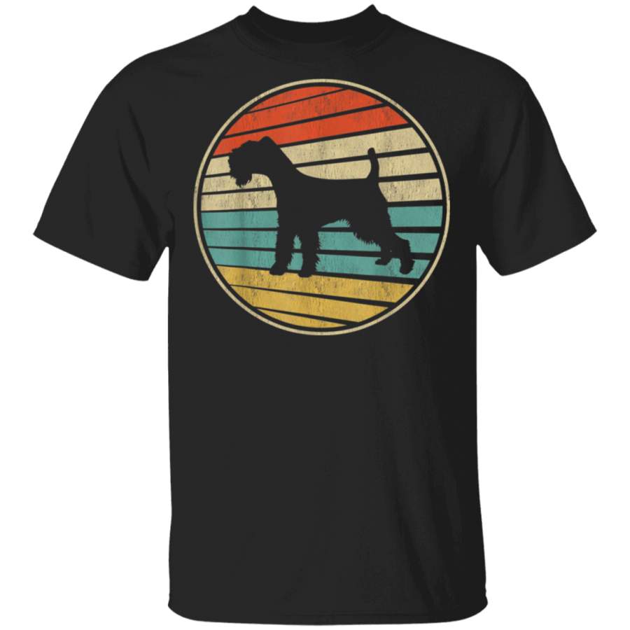 Cool Irish Terrier Gift Retro Vintage 70s 80s Dog Lover Fun T-Shirt