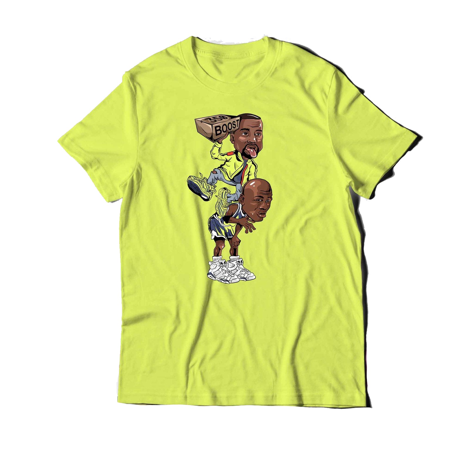 Yeezy Over Jumpman Frozen Yellow Yeezys Adult Unisex Tee T Shirt