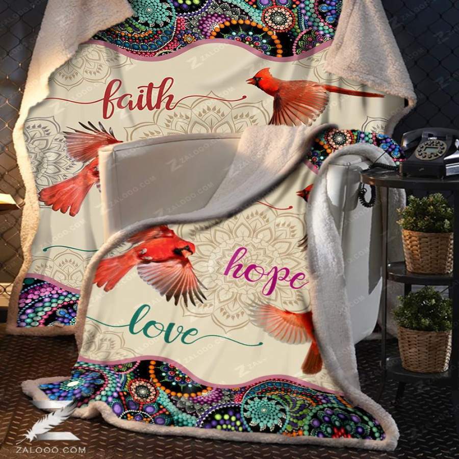 Zalooo – Blanket – Cardinal – Faith Hope Love