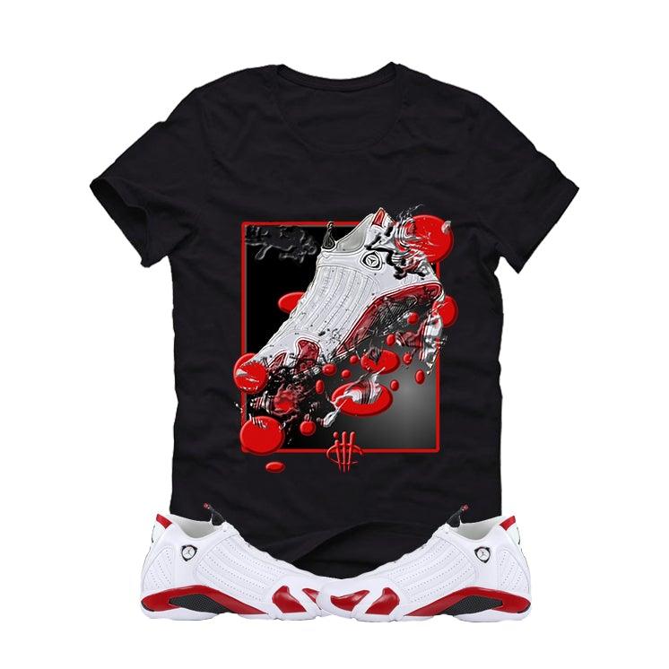 Air Jordan 14 Candy Cane Black T (14 Shoe)