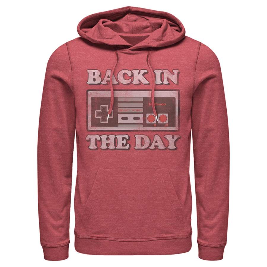 Nintendo Men’s Back in Day NES Controller  Lightweight Hoodie