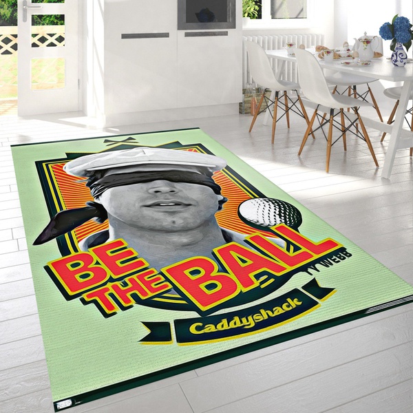 Caddyshack Be The Ball Rug, Living Room Rug – Home Decor  Floor Decor