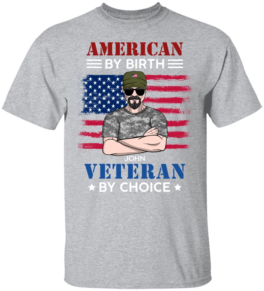 Veteran American By Birth – Personalized Shirt