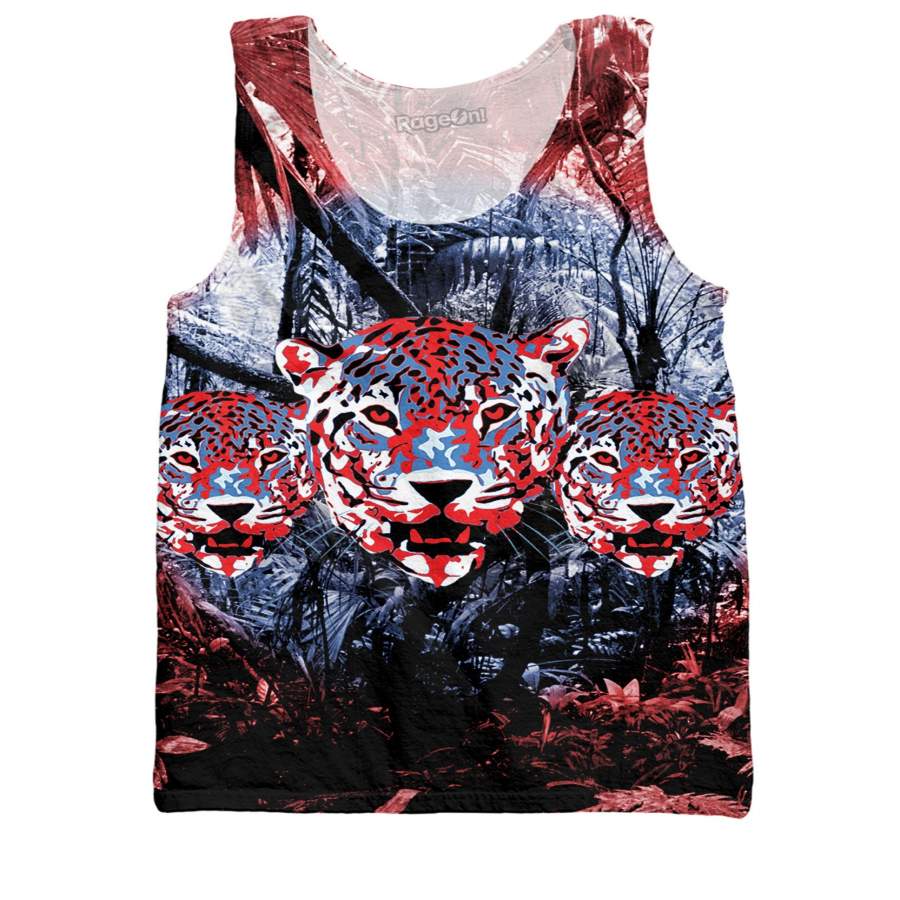 Color Leopard Tank Top