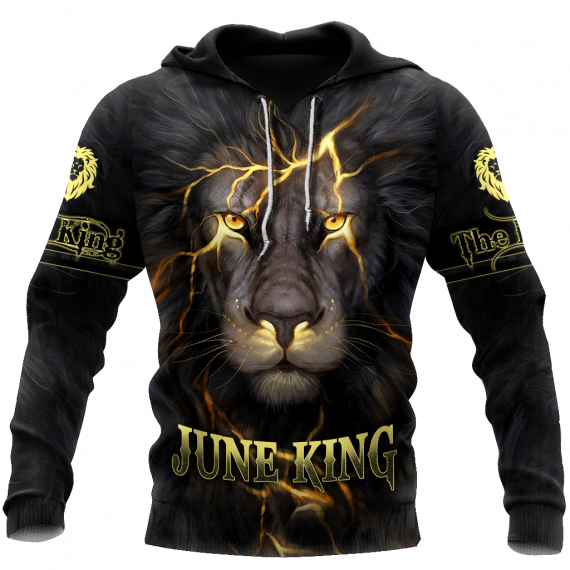 Unisex Hoodie All Over Print Lion Gifts June Lion All Over Printed Us Unisex Size Hoodie