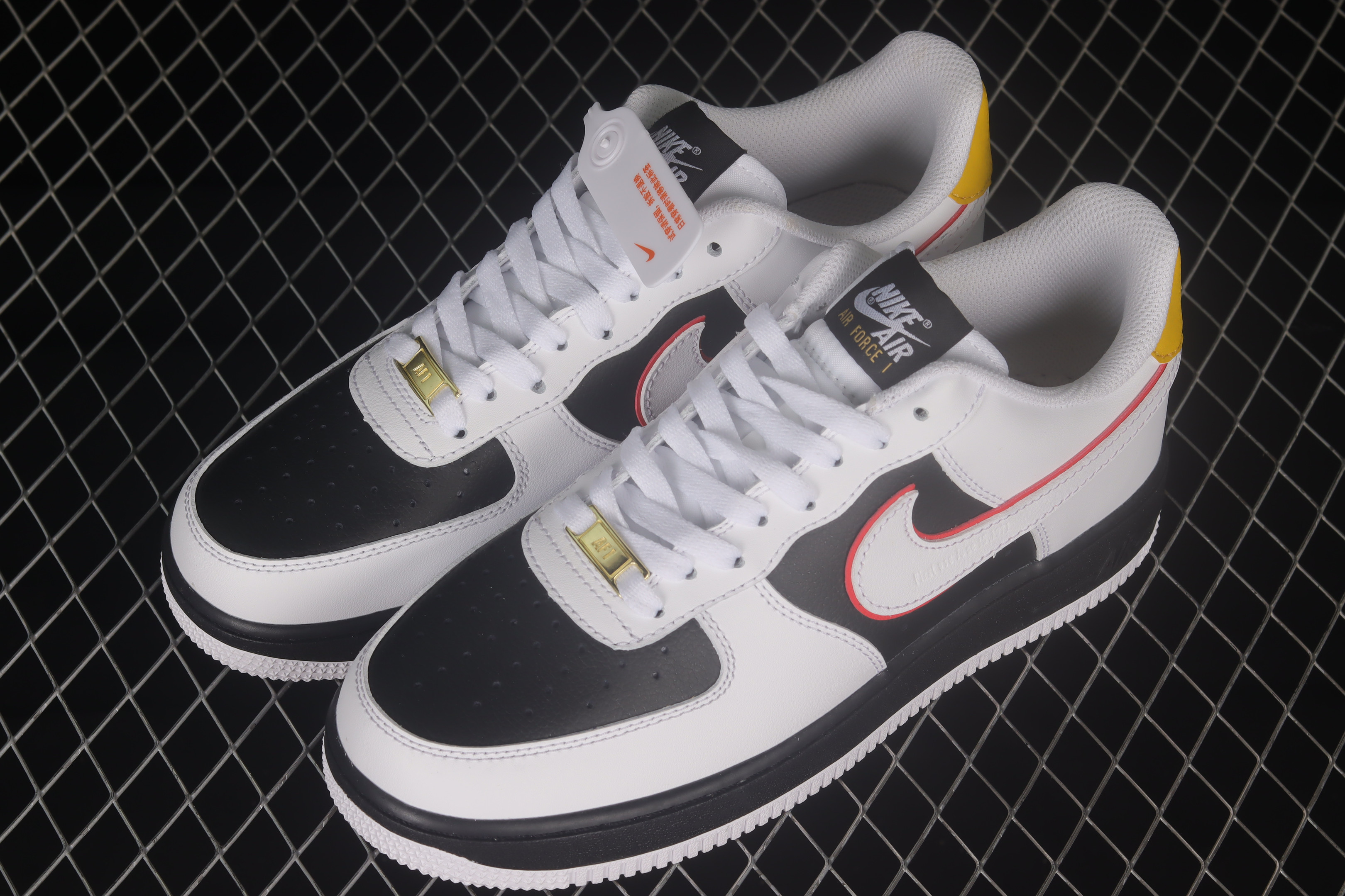 Nike Air Force 1 07 Low Panda Color Shoes Sneakers SNK722251962