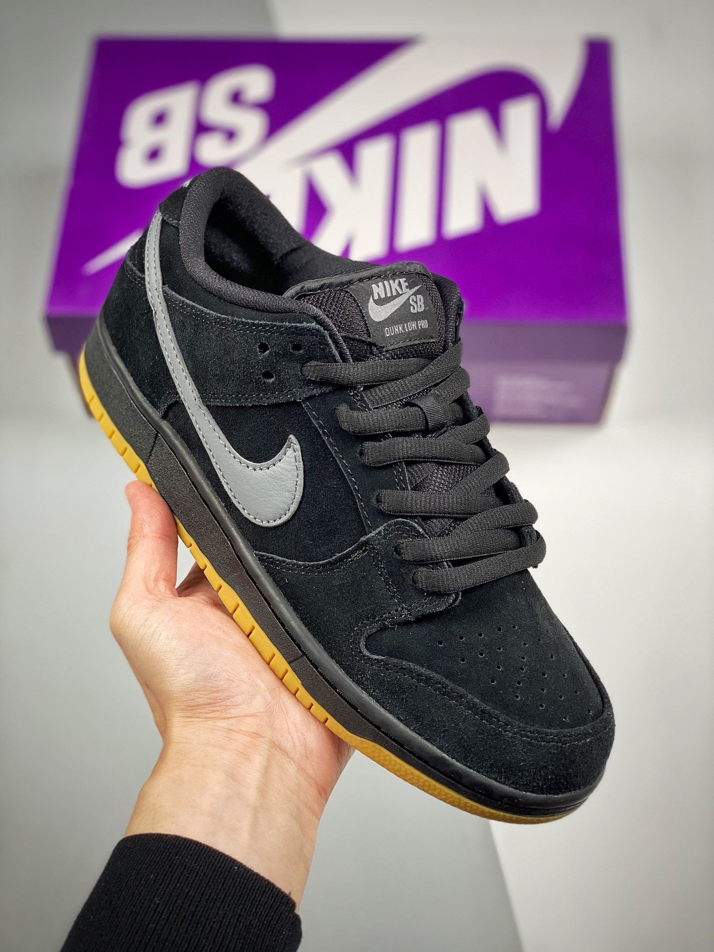 Nike SB Dunk Low Fog Black Gum 5339139