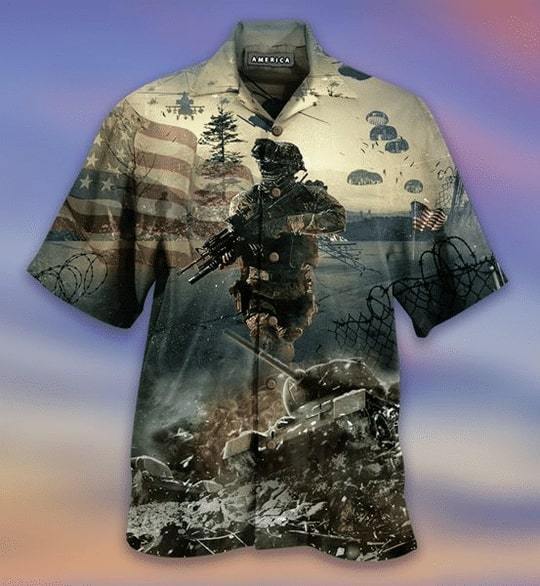 Veteran Day Hawaiian Shirt Pre12085