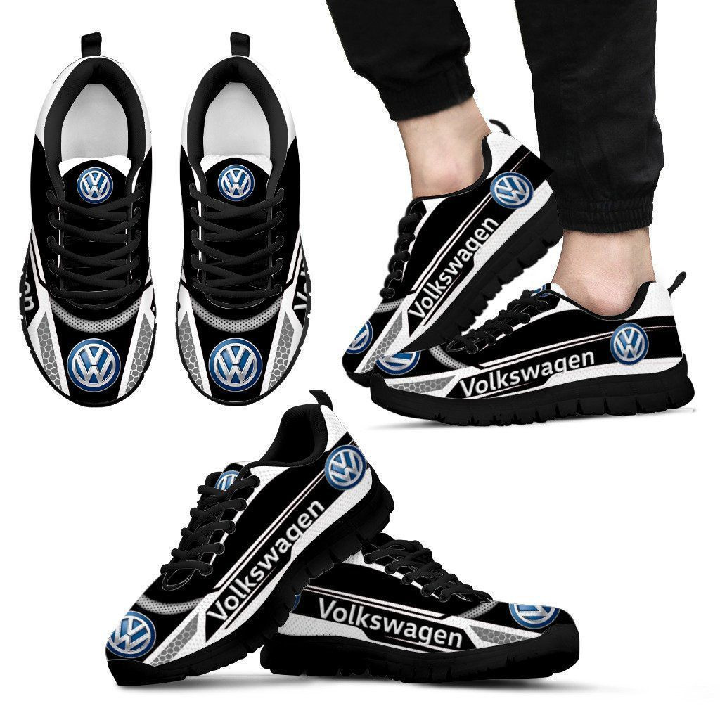 3D Printed Volkswagen Sneakers Ver2 For Men & Women (Black)