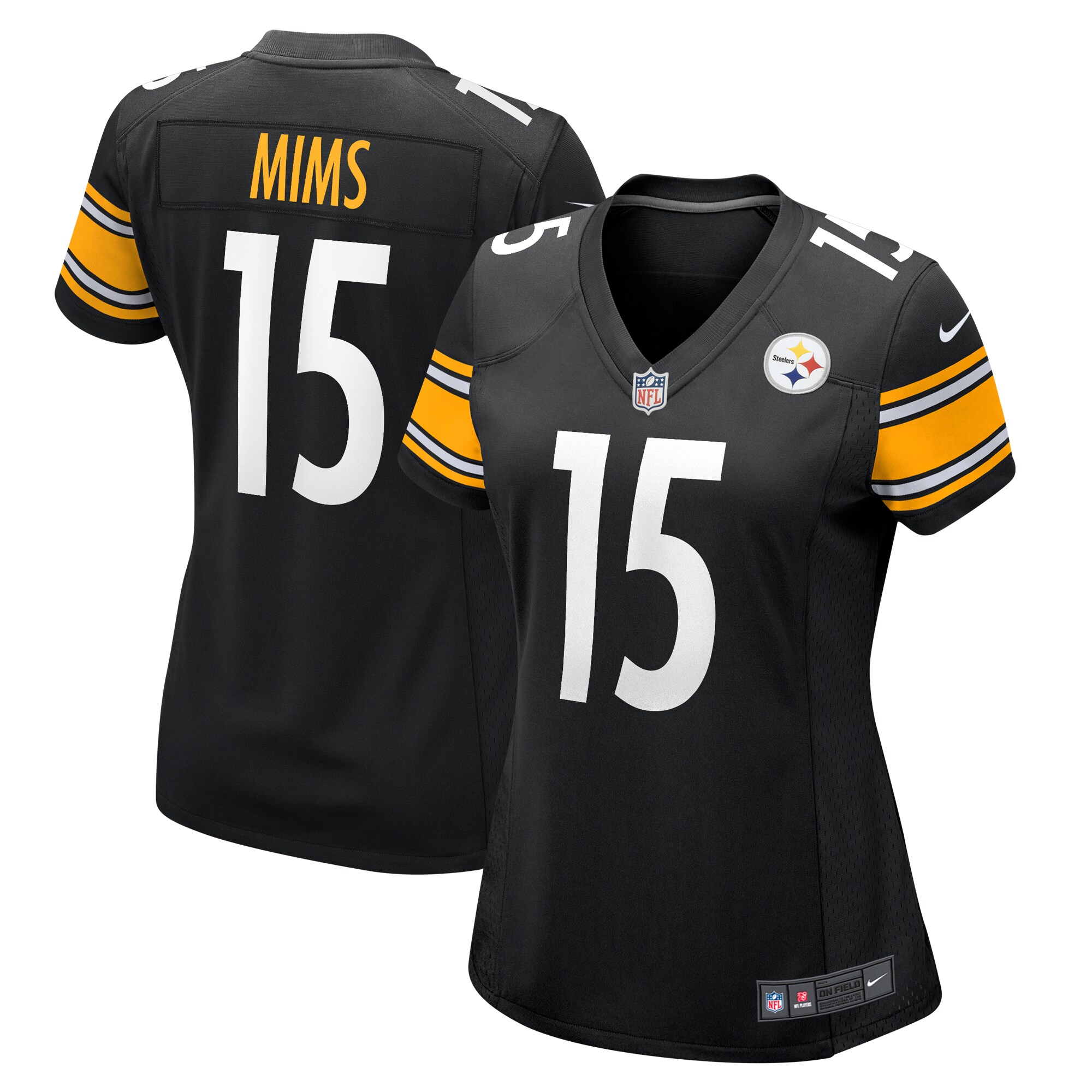 Denzel Mims Pittsburgh Steelers Women's Game Jersey – Black