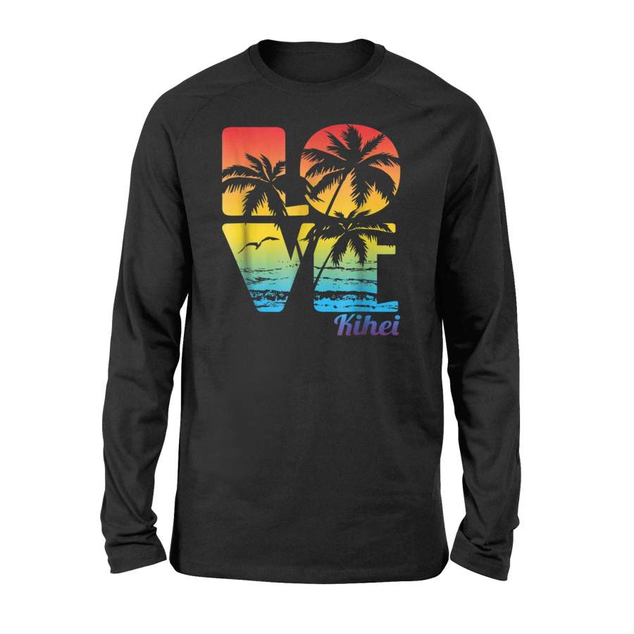 Kihei, Hawaii Tropical Love Long Sleeve T-Shirt