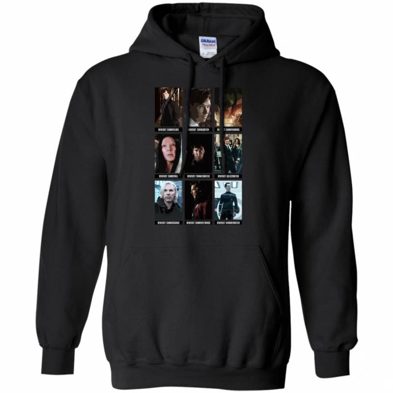 The Many Faces of Benedict Cumberbatch Hoodie