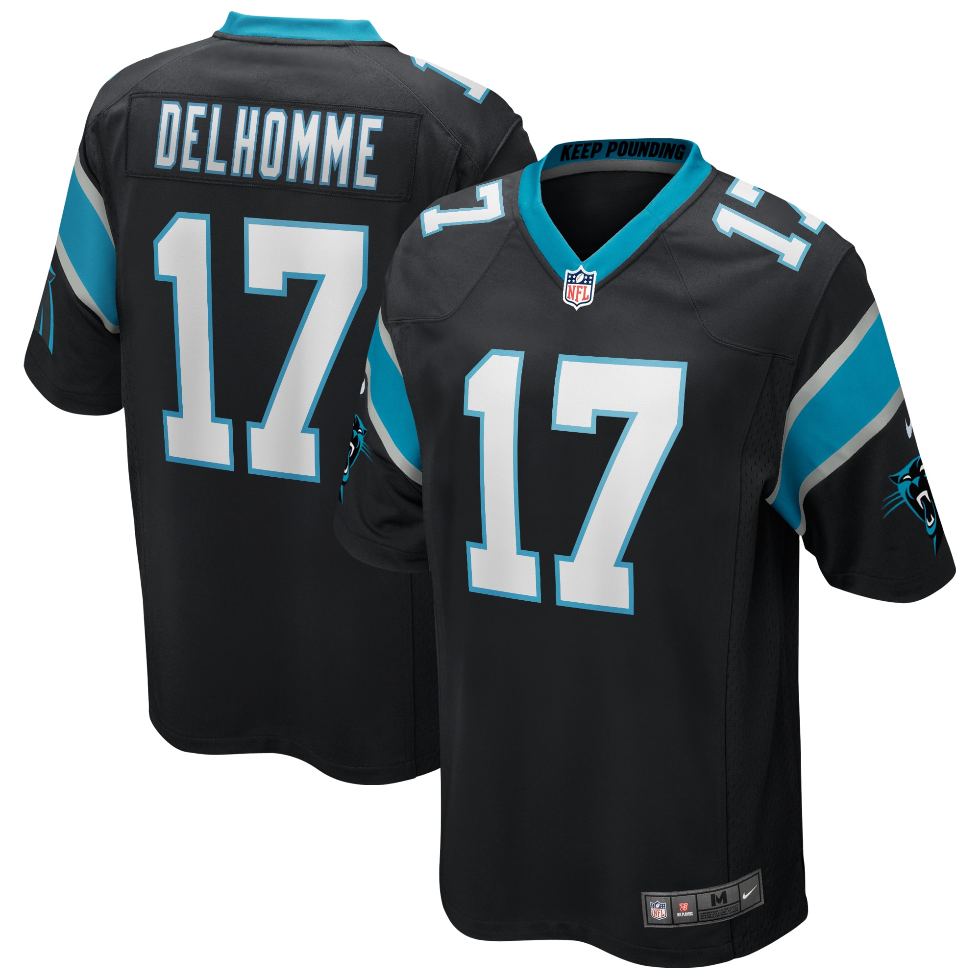 Jake Delhomme Carolina Panthers Game Retired Player Jersey – Black