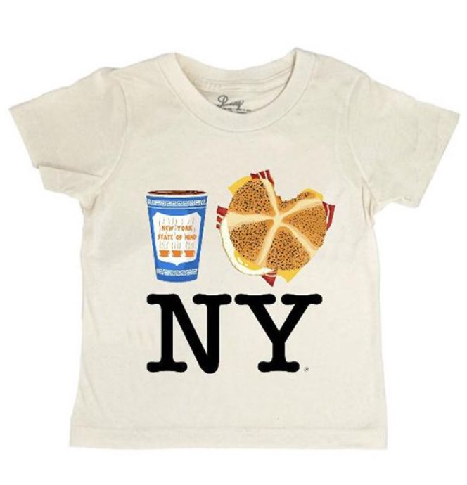 Coffee Bacon Egg and Cheese NY New York Tee Shirt Outfit