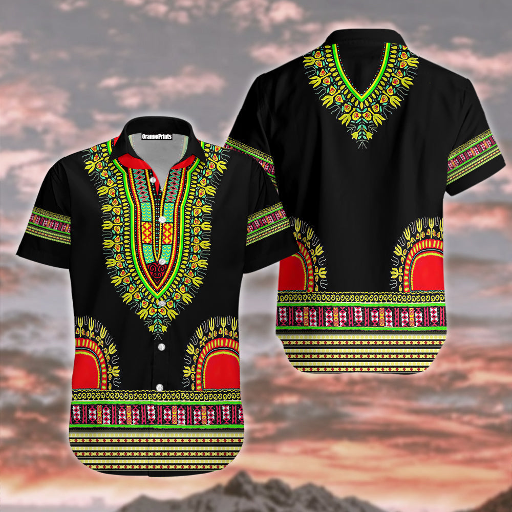 African Dashiki Hawaiian Shirt | Hw1827