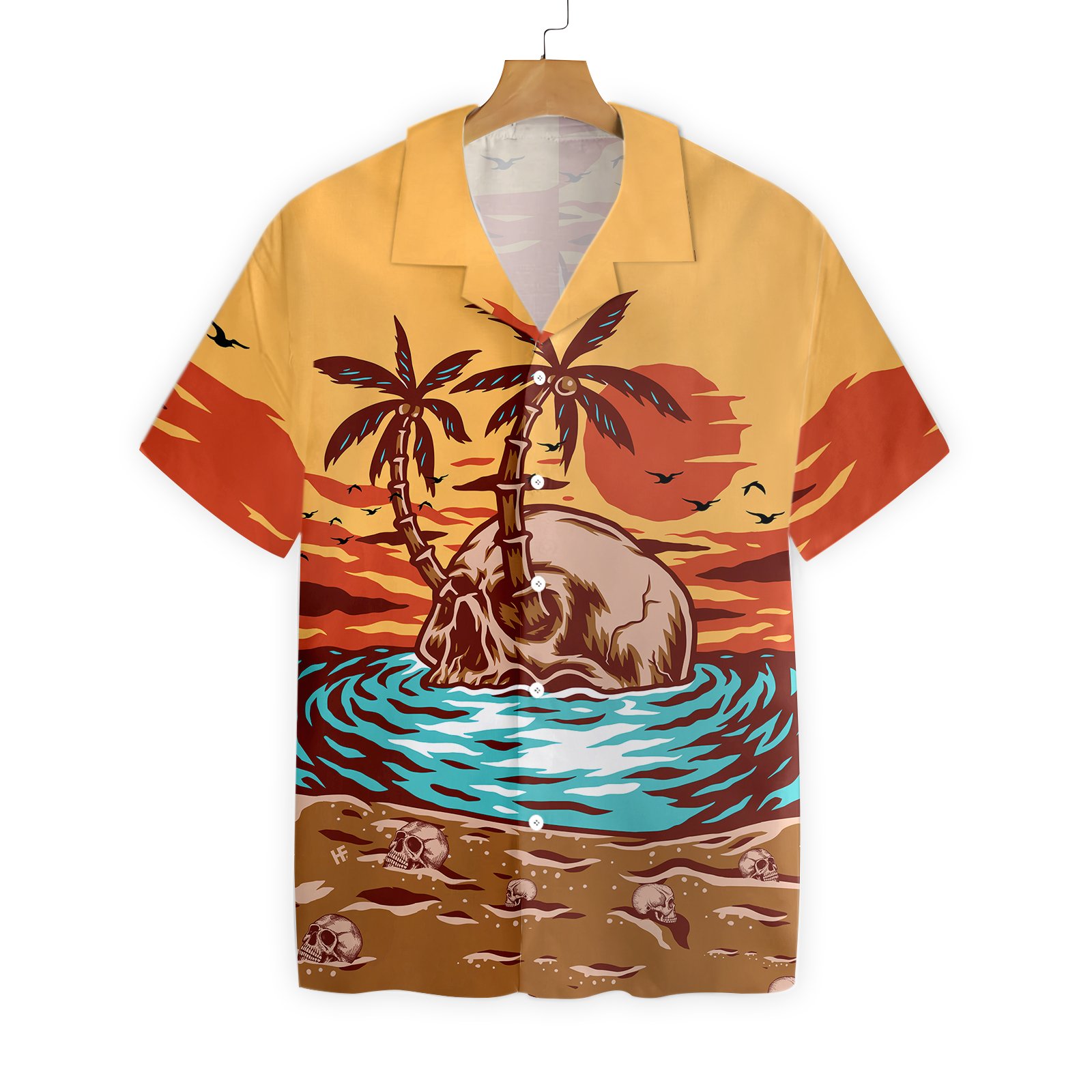 Skull Summer Beach 2710 Hawaii Shirt Ha35641