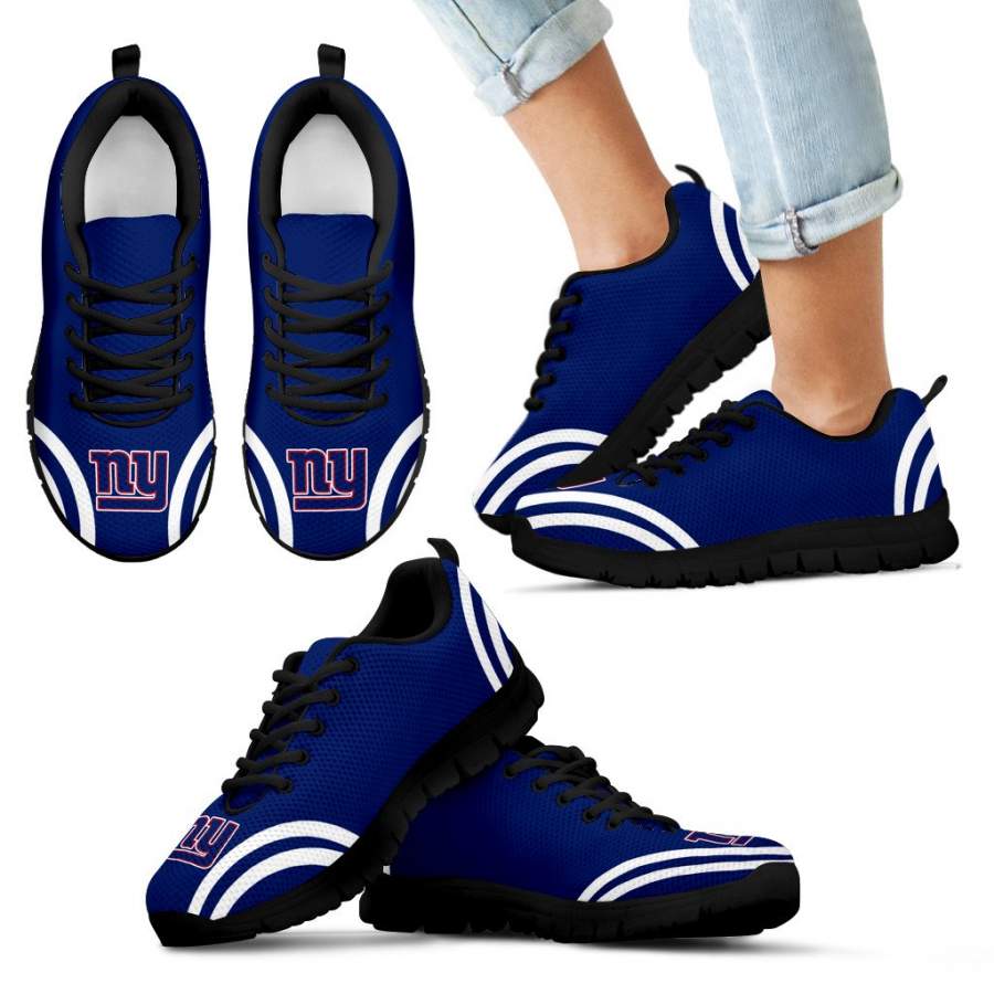 Lovely Curves Stunning Logo Icon New York Giants Sneakers