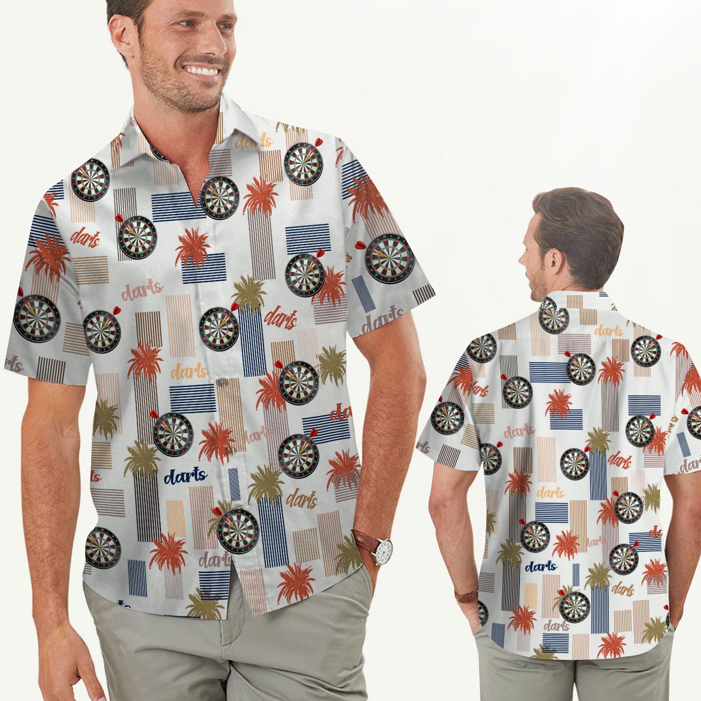 Darts Tropical Men Hawaii Shirt For Sport Lovers In Summer Ha57933