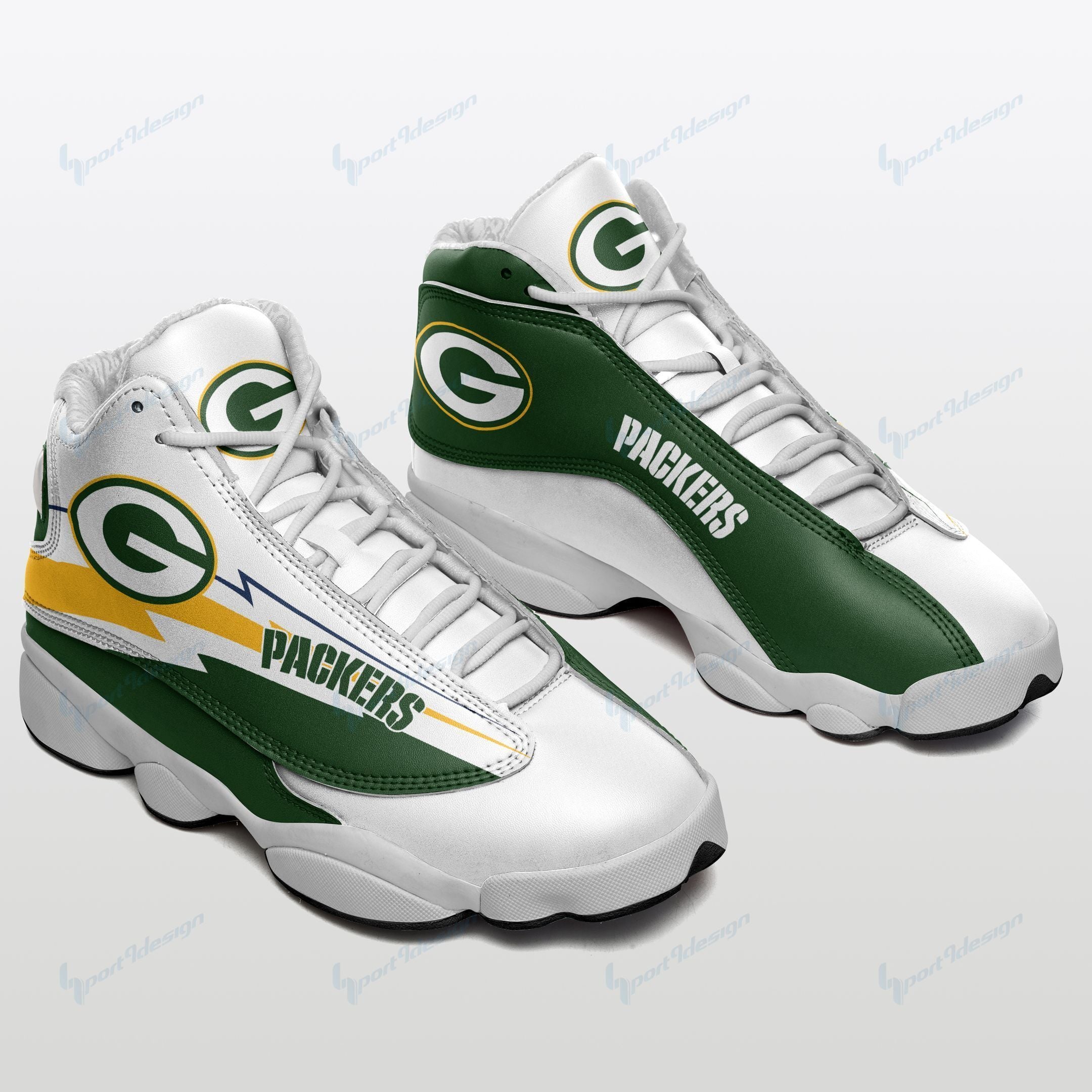 Green Bay Packers Jd13 Shoes Custom 553