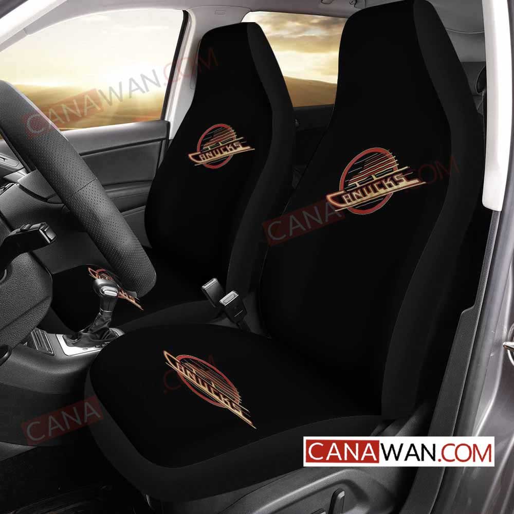 Vancouver Canucks Logo Art Style46 3D Customized Personalized Car Seat Cover