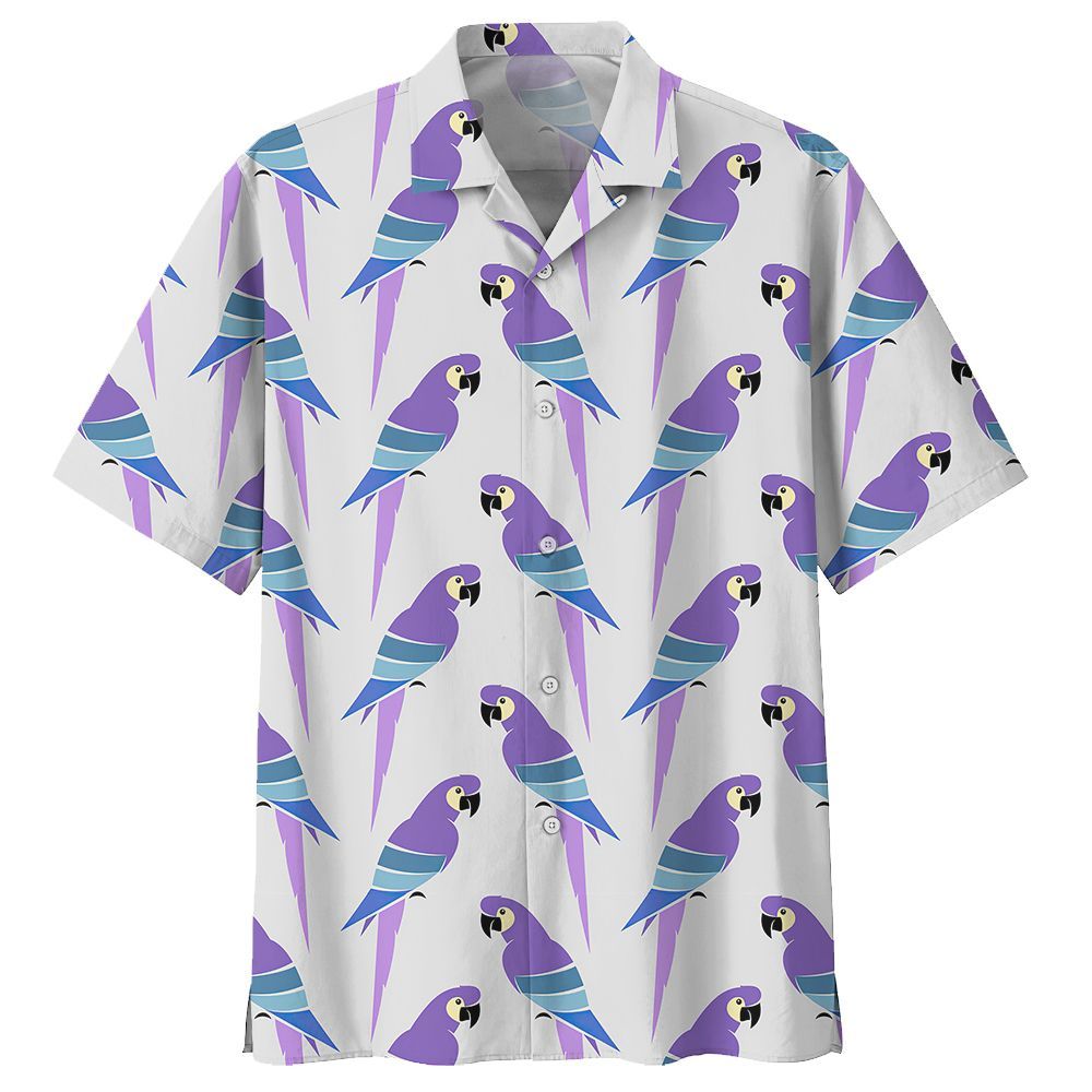 Parrot Purple Unique Design Unisex Hawaii Shirt For Men And Women Ha17159