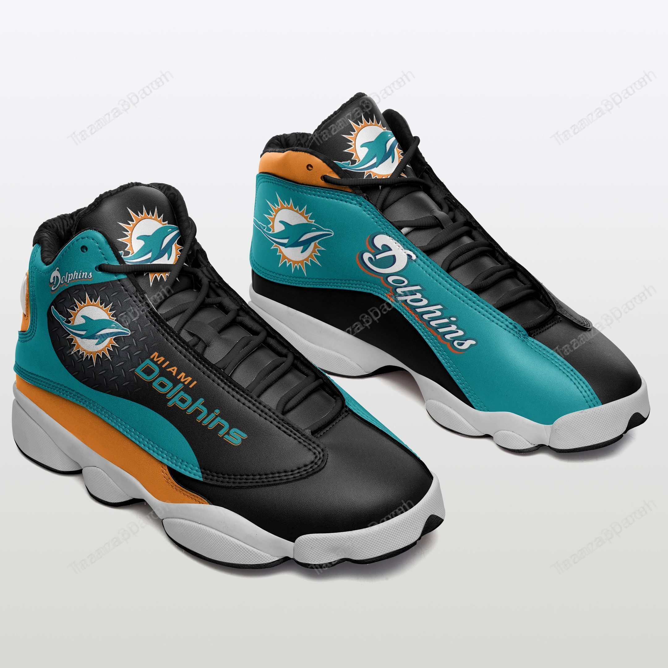 Miami Dolphins Air Jd13 Sneakers 454