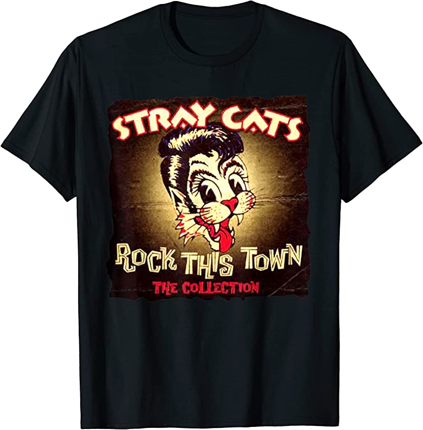 Vintage Stray Design Arts Band Music – Cute Cat Love Animals T-Shirt