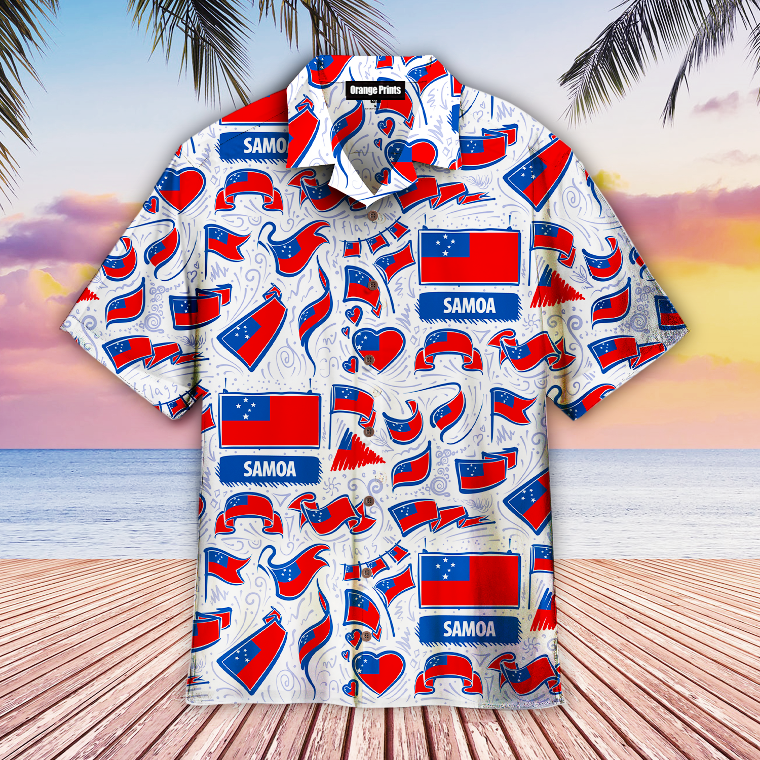 Samoa Flag Aloha Hawaii Shirts For Men Women Ha60957