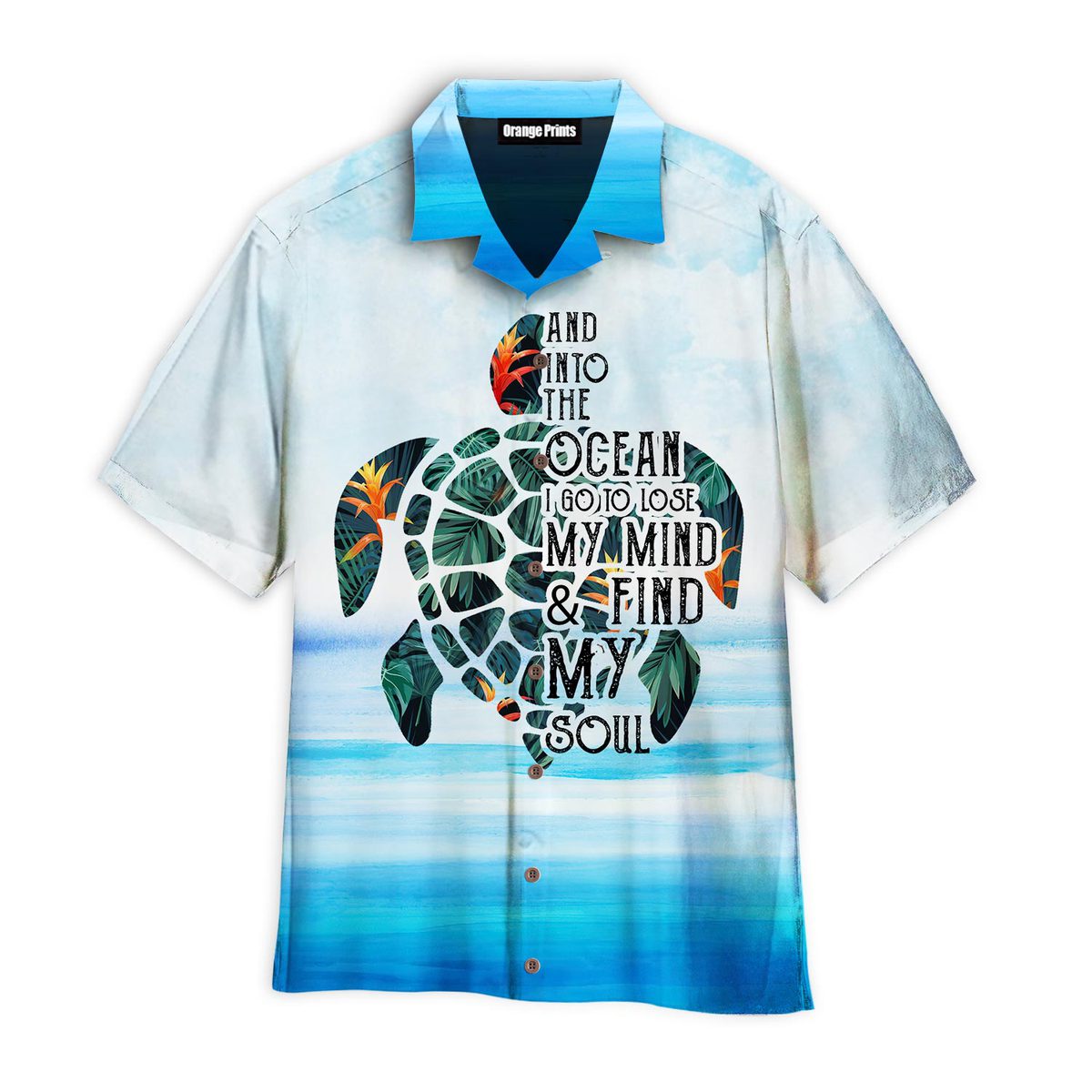 Turtle In The Ocean Hawaiian Shirt | For Men & Women | Hw4231