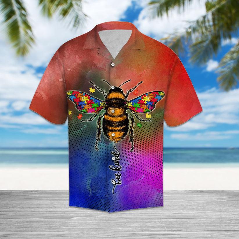 Bee Autism Hawaiian Shirt