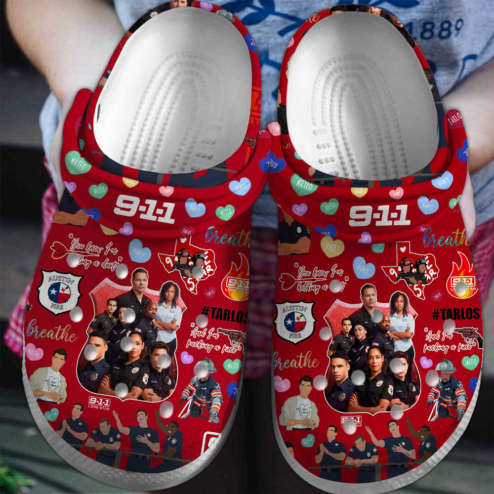 911 Lone Star Tv Series Crocss Clogs For Men Women And Kid Ttp2405944594-1