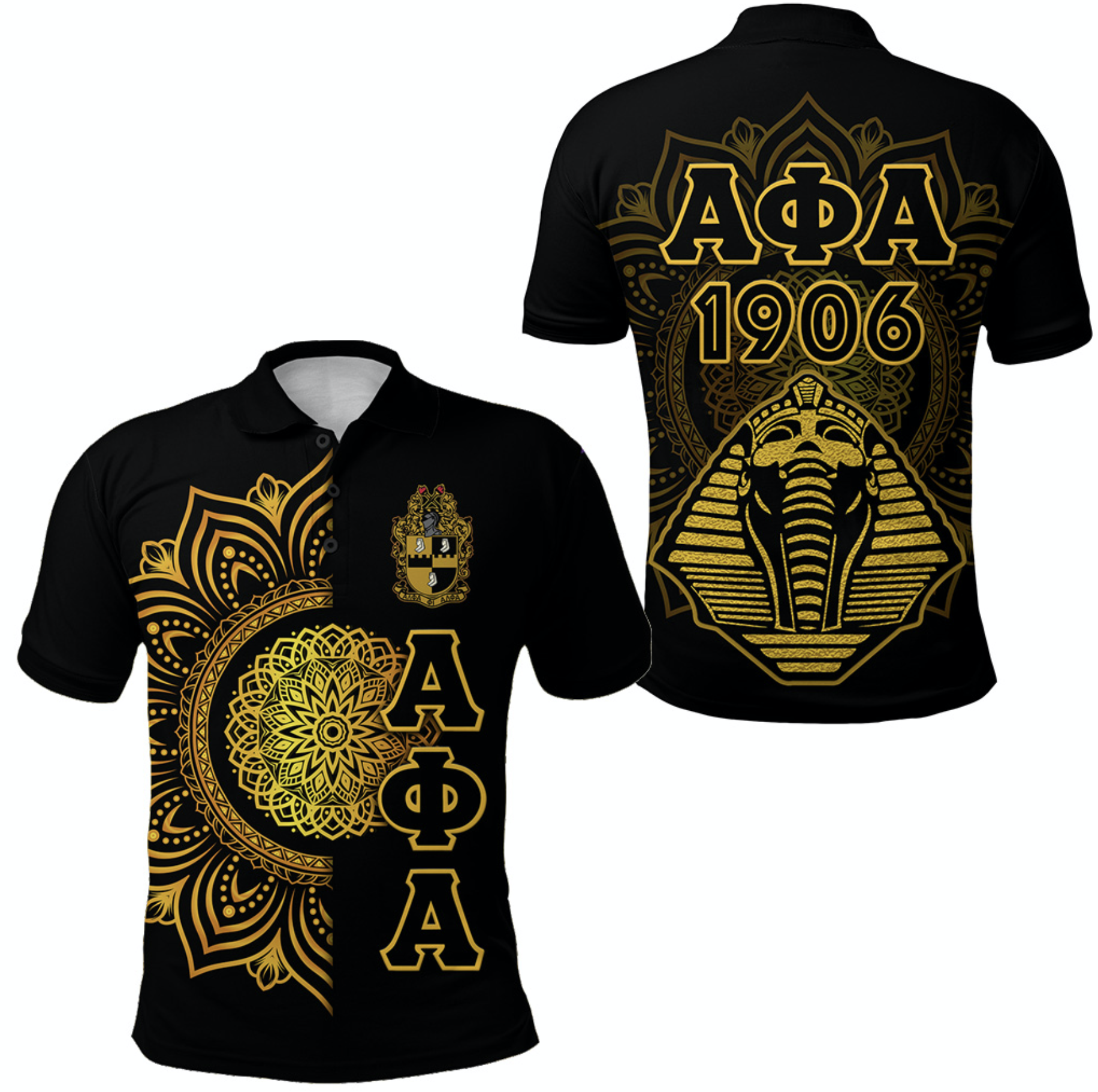 Alpha Phi Alpha Fraternity Polo Shirt Mandala Vibes – Sphinx Lt8