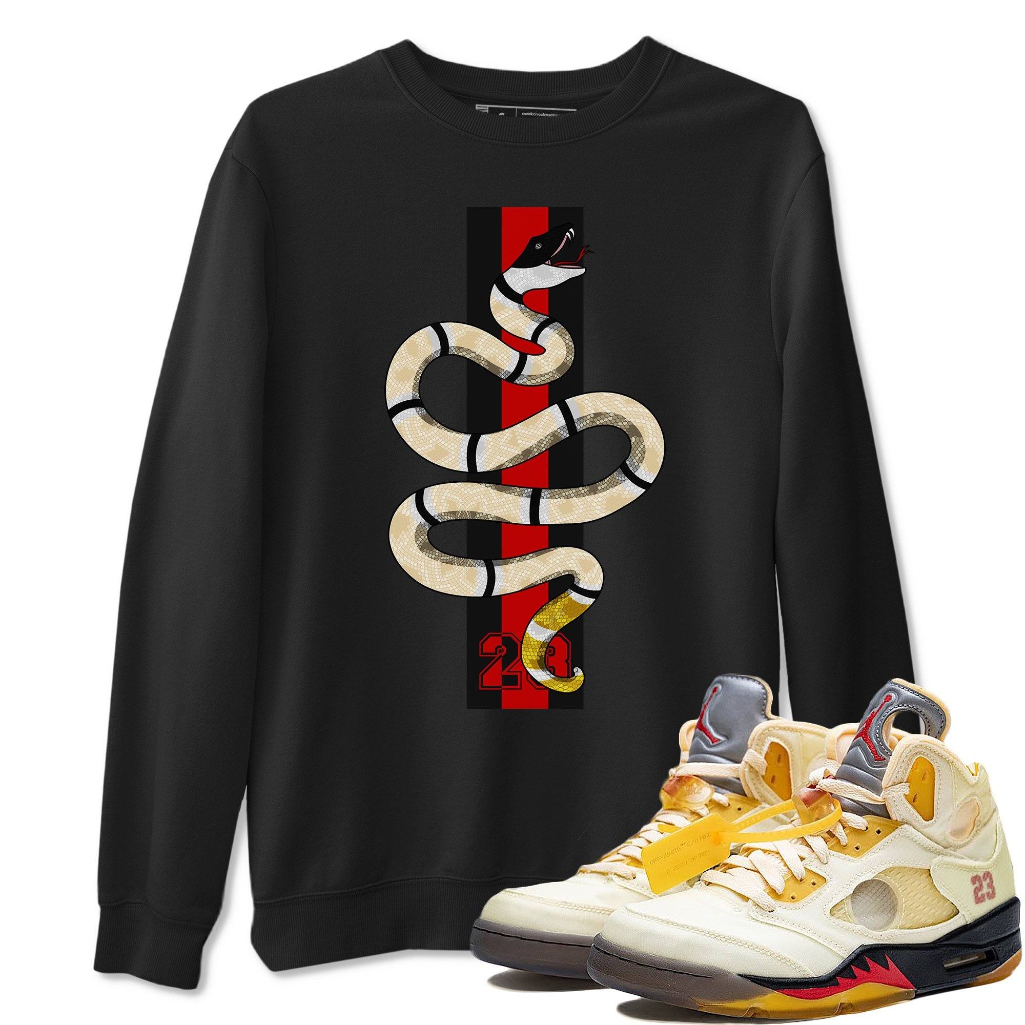 Snake Sweatshirt – Air Jordan 5 X Off-White Sail