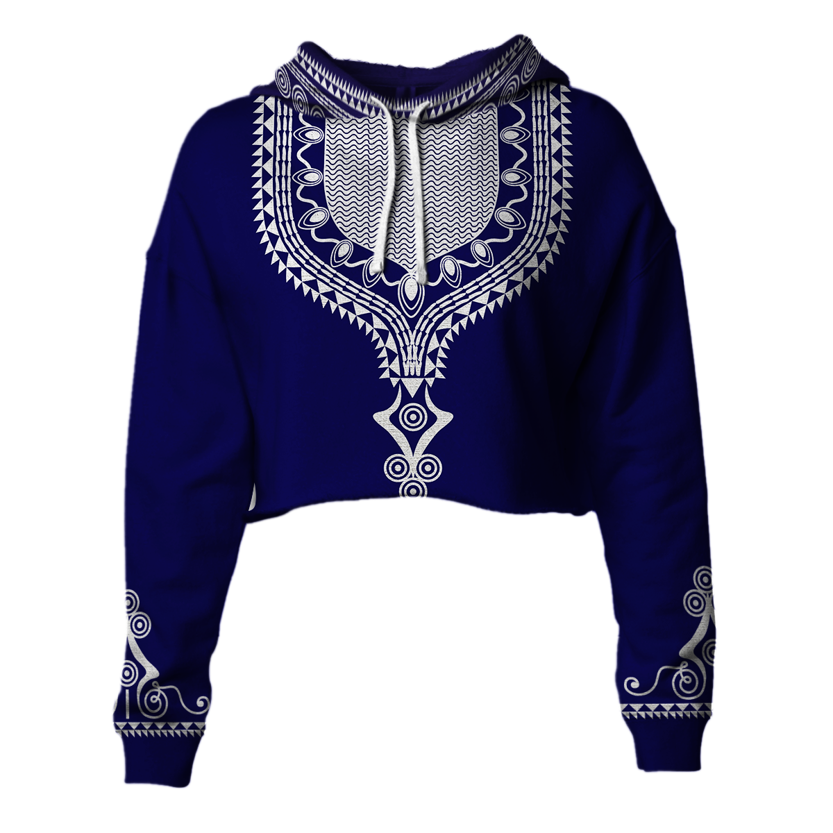 Wonder Print Hoodie – Printed Dashiki 10 Croptop Hoodie