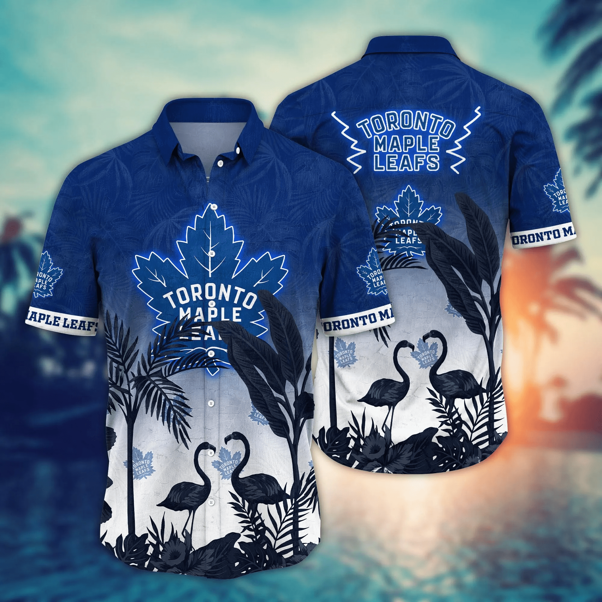 Toronto Maple Leafs Nhl Hawaiian Shirt Getawaystime Aloha Shirt