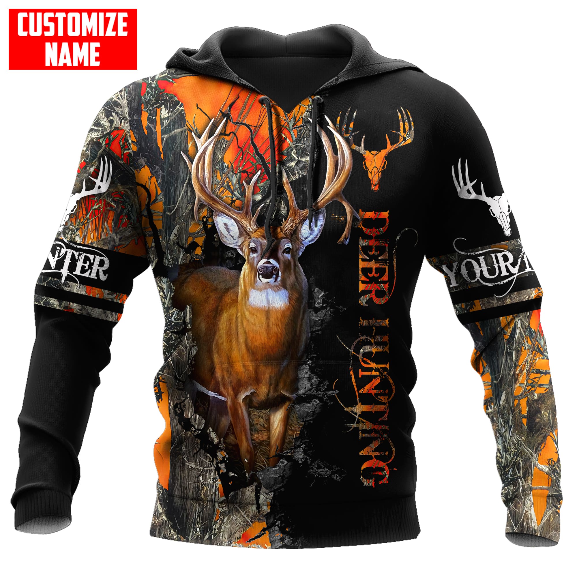 Tmarc Tee Tmarctee Customized Name Deer Hunting 3D All Over Printed Shirts Tna26112103An