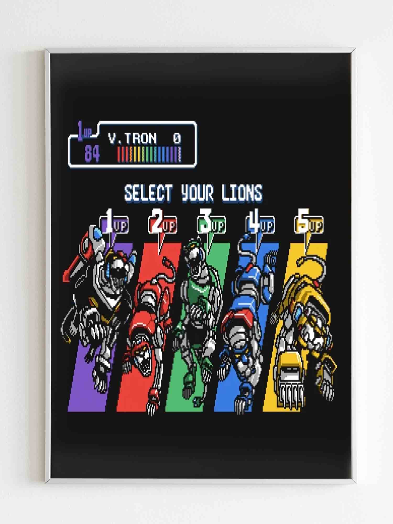 Select Your Lions Poster