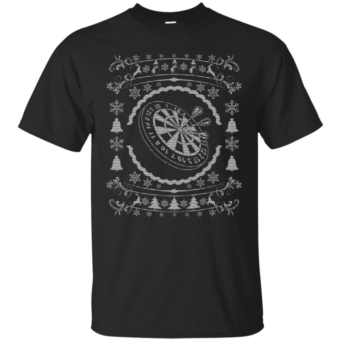 Ugly Christmas Style Dart Board T-shirt