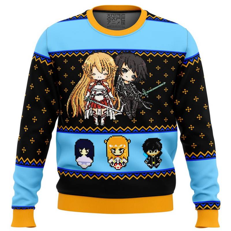 Sword Art Online Sprites Premium Ugly Christmas Sweater