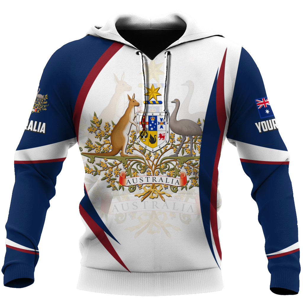 Personalized Australia 3D Printed Unisex Shirts