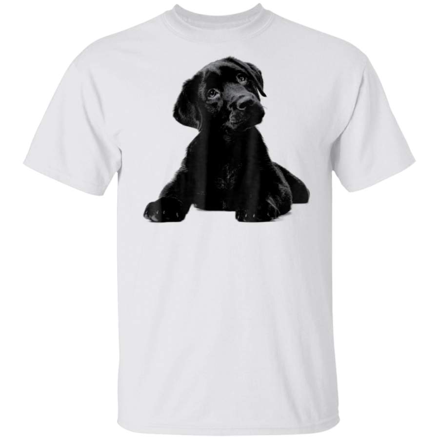 Cute Black Lab Puppy Dog Animal Lover Shirt