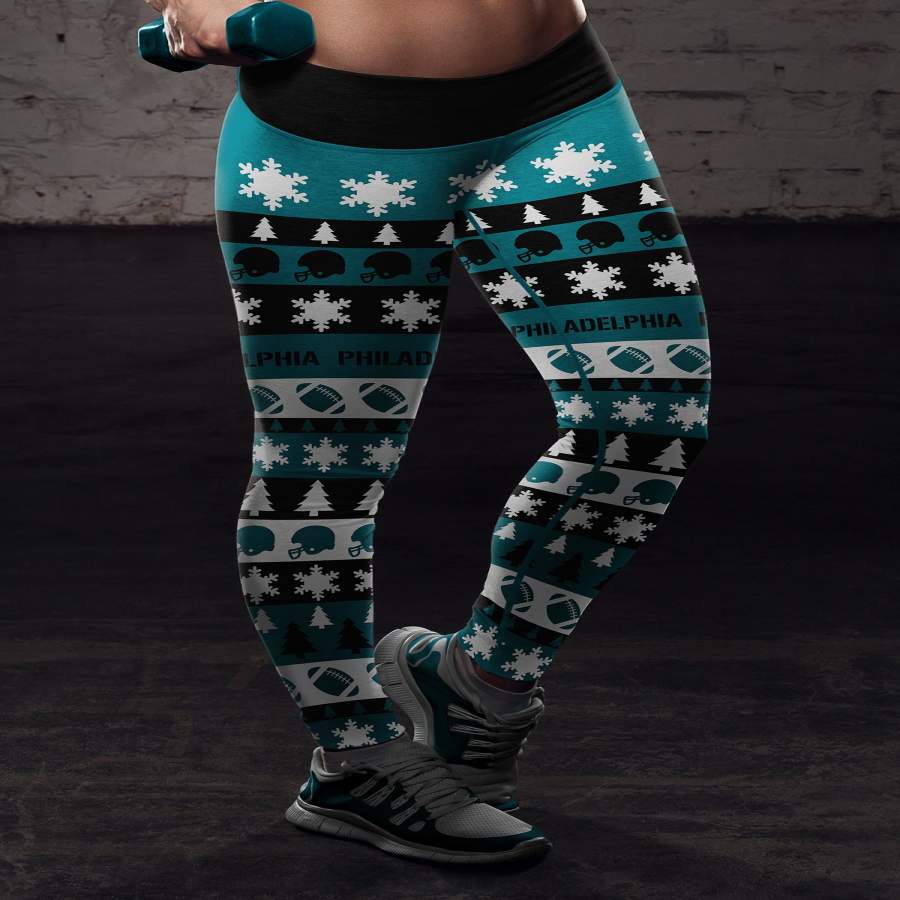 Philadelphia Christmas Classic Football Leggings – Amelio Shop