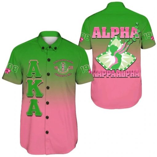 Alpha Kappa Alpha Gradient Short Sleeve Shirt