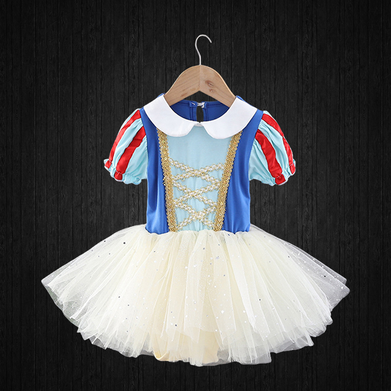 Summer Style 2022 Cosplay Kids Alice Princess Dress Halloween Children Birthday Girls Tulle Dance Ballet Party Mini Tutu Dress alx