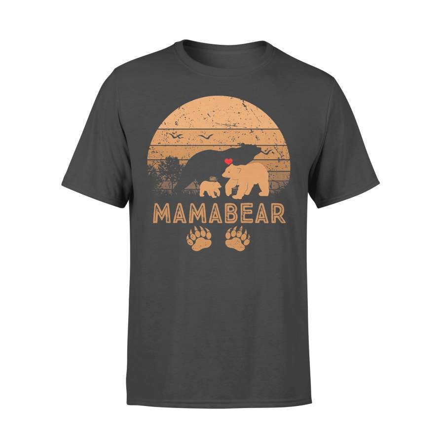 Mama Bear Heart Vintage 2020 Shirt