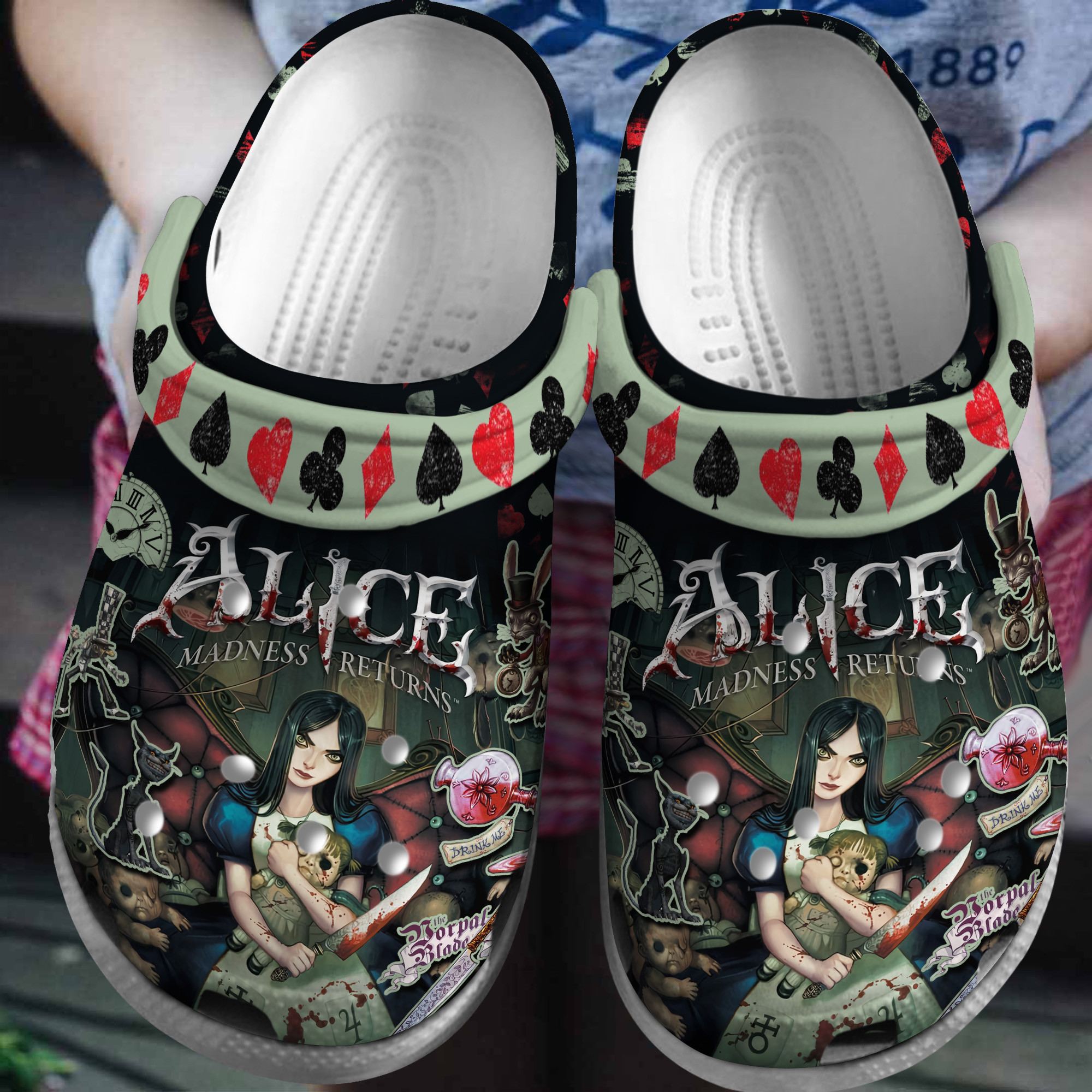 Alice Madness Returns Movie Crocss Clogs For Men Women And Kid Bm1411-1328