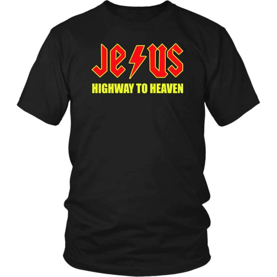 Jesus highway to heaven christian t-shirt | Jesus shirts